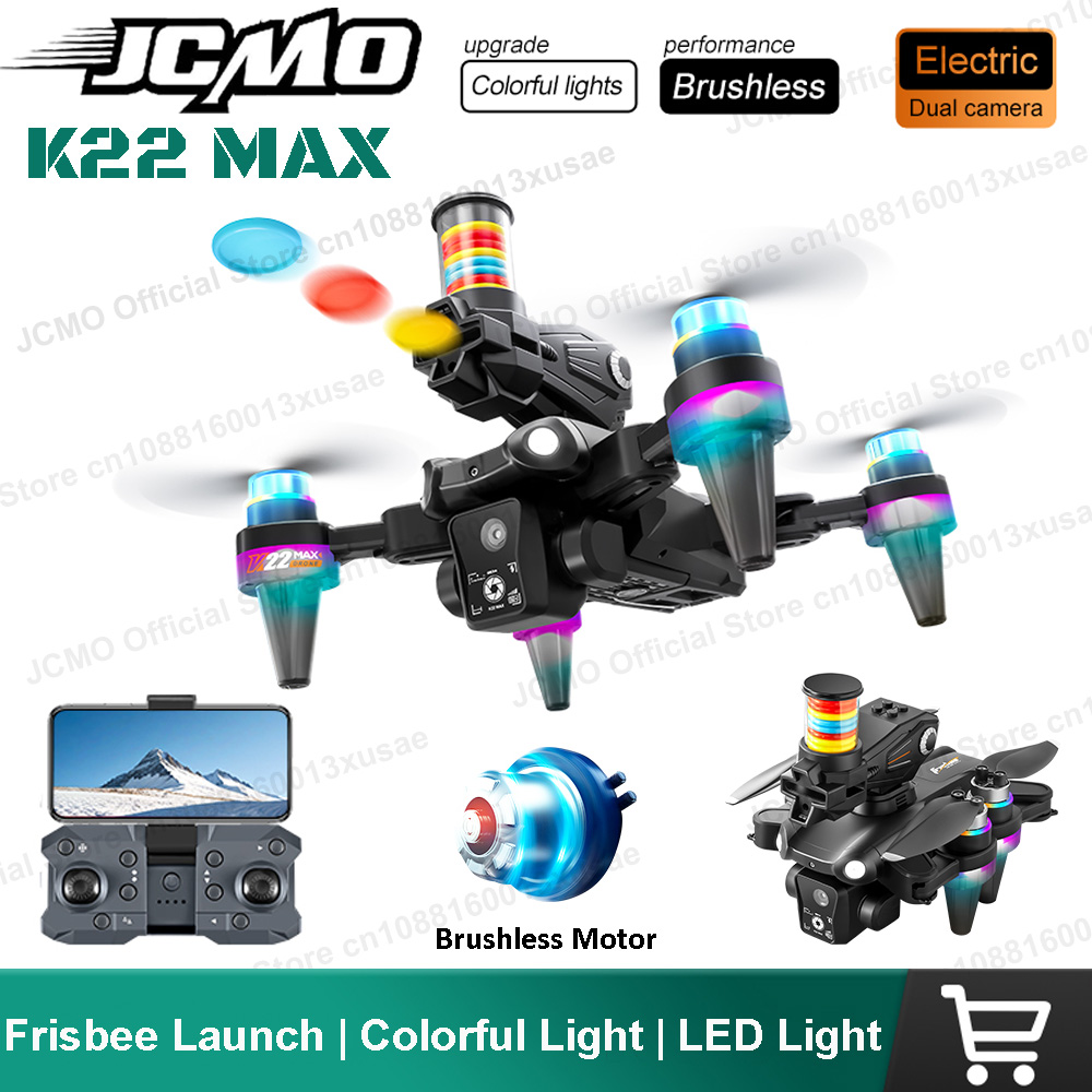 Drone Camera 4K - JCMO K22 MAX Frisbee Launch Drone