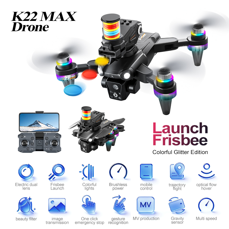 JCMO K22 MAX Frisbee Launch Dr - Drone Camera 4K ulasan dan harga